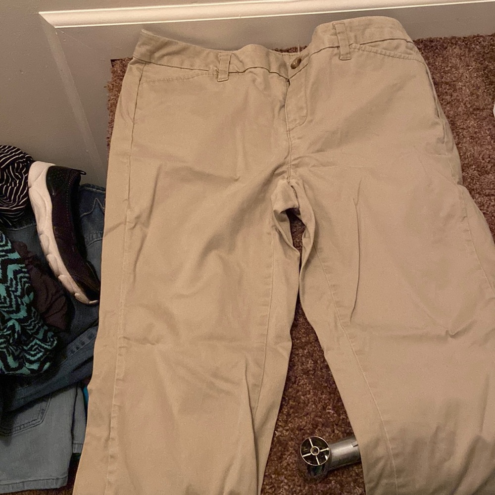 Faded Glory tan capri pants in good condition.